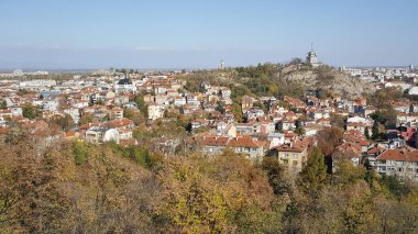 Bulgaristan 'daki Bunarjik Tepesi' nden Filibe manzarası