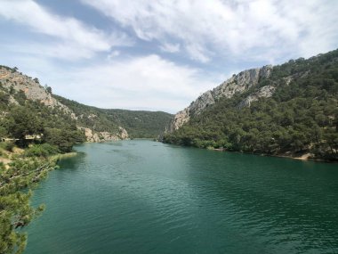 Hırvatistan 'daki Krka Nehri