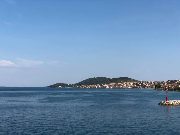 Preko Und Die Insel Ugljan Kroatien Verlassen — Stockfoto