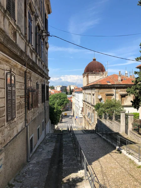 Calle Casco Antiguo Pula Croacia — Foto de Stock