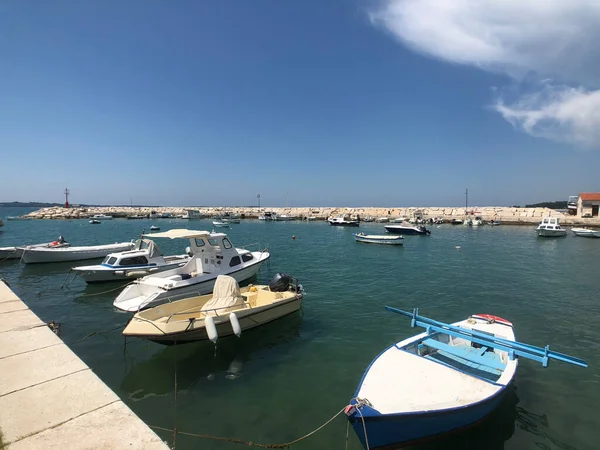 Bateau Pêche Fazana Croatie — Photo