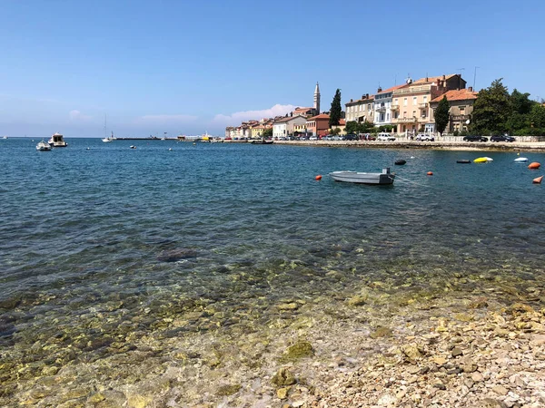 Frente Mar Rovinj Croacia —  Fotos de Stock