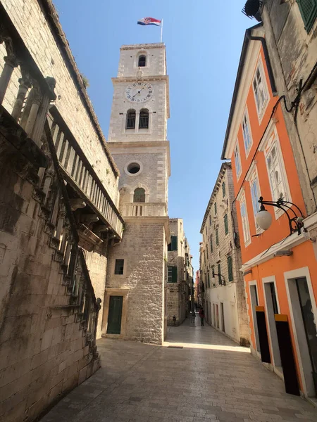St. John\'s Church Bell tower in Sibenik, Croatia