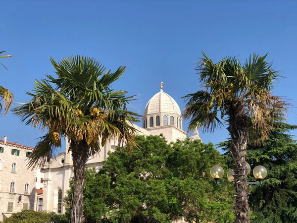 Kathedraal Van James Sibenik Kroatië — Stockfoto