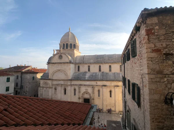 Kathedraal Van James Sibenik Kroatië — Stockfoto