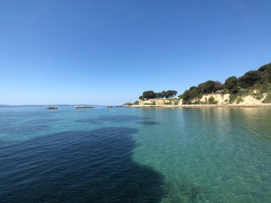 Split Hırvatistan 'daki Firule plajı