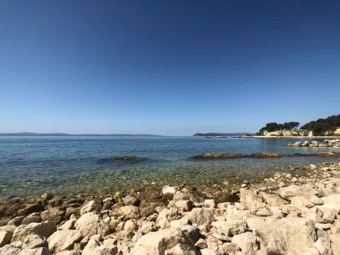 Split Hırvatistan 'daki Firule plajı