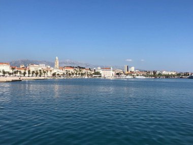 Hırvatistan 'ın Split kentinin silüeti