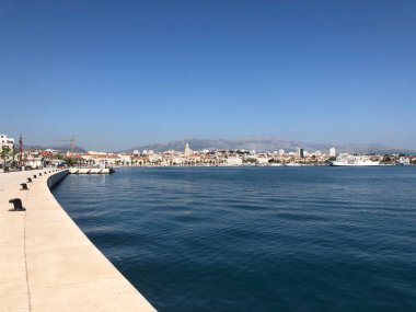 Hırvatistan 'ın Split kentinin silüeti