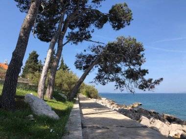 Hırvatistan 'da Superetar çevresindeki sahil