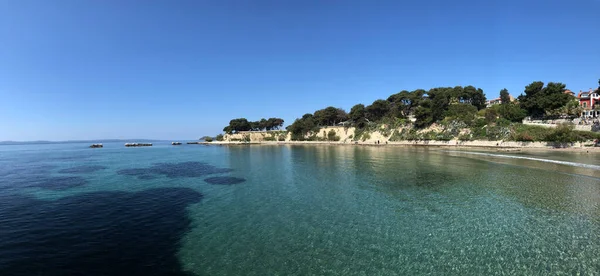 Split Hırvatistan Firule Plajından Panorama — Stok fotoğraf