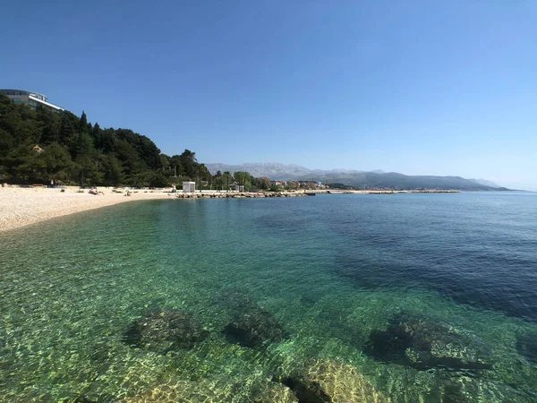 Hırvatistan Split Kentindeki Znjan Plajı — Stok fotoğraf