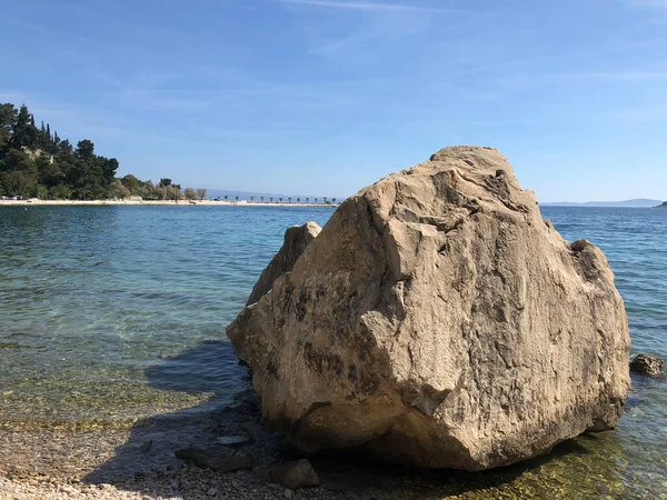 Kasjuni Plajı Hırvatistan Split Kenti — Stok fotoğraf