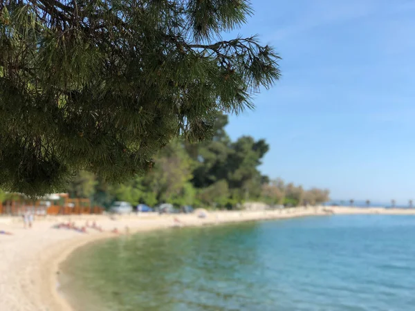 Hırvatistan Split Kentindeki Kasjuni Plajı — Stok fotoğraf
