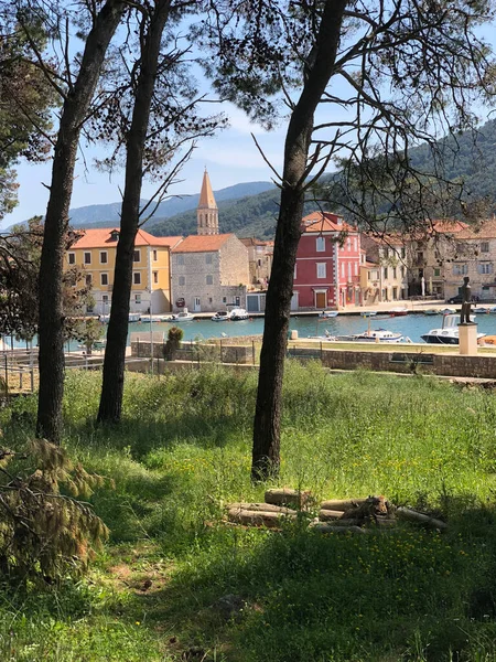 Hırvatistan Hvar Adasındaki Stari Grad Kasabası — Stok fotoğraf