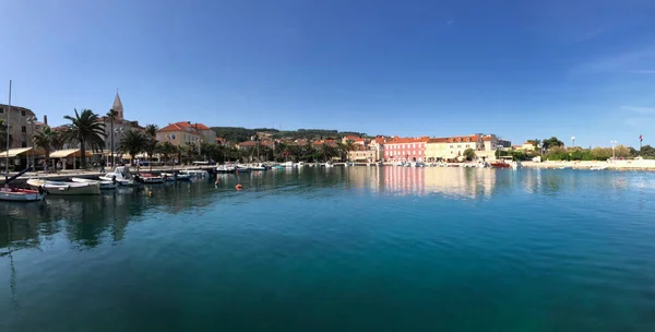 Panorama Vanaf Haven Van Supetar Het Eiland Brac Kroatië — Stockfoto