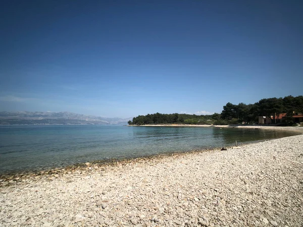Supetar Hırvatistan Etrafındaki Plaj — Stok fotoğraf