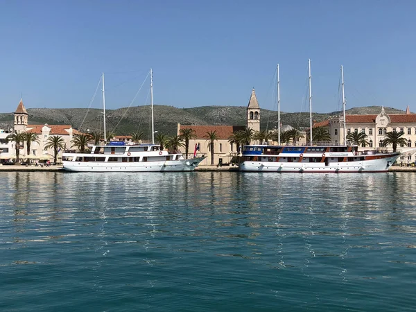 Frente Mar Trogir Croacia — Foto de Stock