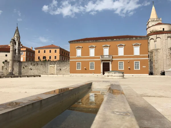 Het Romeinse Forum Zadar Kroatië — Stockfoto