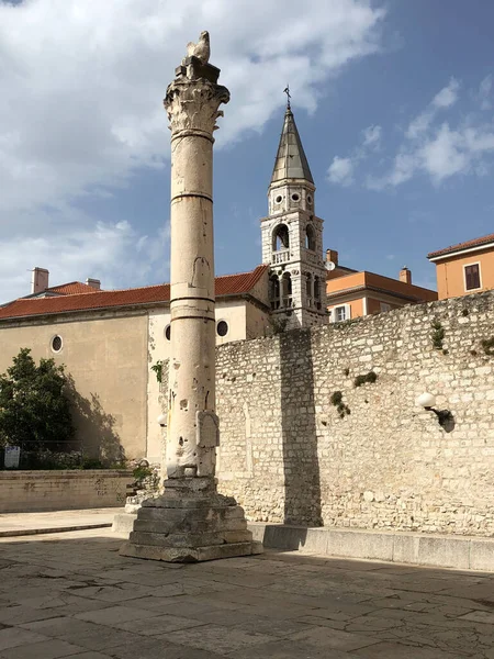 Het Romeinse Forum Zadar Kroatië — Stockfoto