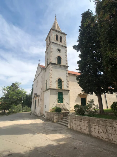 Kostel Marije Zlarinu Chorvatsko — Stock fotografie