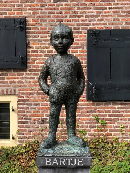 Estatua Bartje Assen Drenthe Países Bajos — Foto de Stock