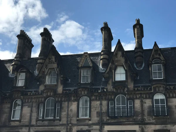 Edinburgh Skoçya Daki Evler — Stok fotoğraf