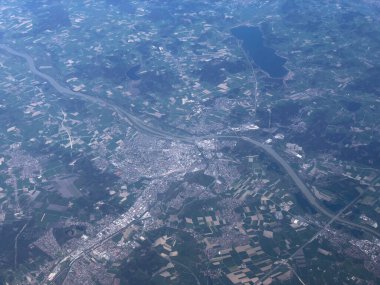 Almanya üzerinde uçmak Avrupa