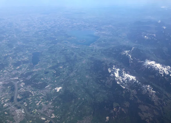 Volando Sobre Bad Feilnbach Alemania —  Fotos de Stock