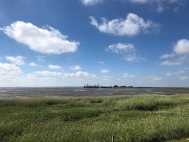 Friesland, Hollanda 'daki Schiermonnikoog iskelesi.