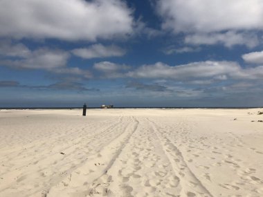 Schiermonnikoog 'daki plaj, Hollanda