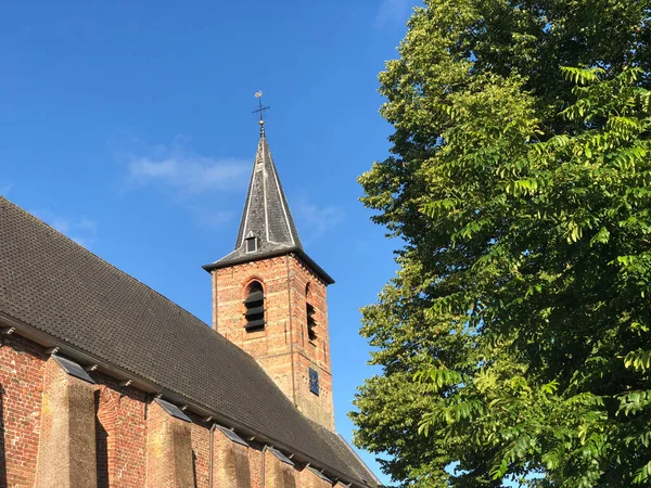 Anjum Daki Reform Kilisesi Friesland Hollanda — Stok fotoğraf