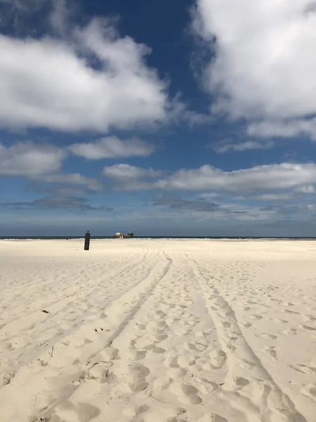 Schiermonnikoog Daki Plaj Hollanda — Stok fotoğraf