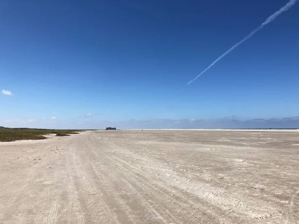 Spiaggia Schiermonnikoog Nei Paesi Bassi — Foto Stock