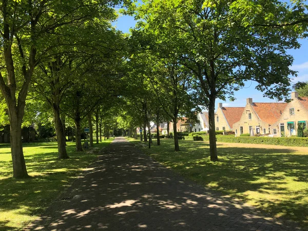 Huisvesting Oude Binnenstad Schiermonnikoog Friesland Nederland — Stockfoto