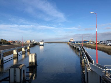 Harlingen, Friesland Hollanda 'da yeni bir liman.
