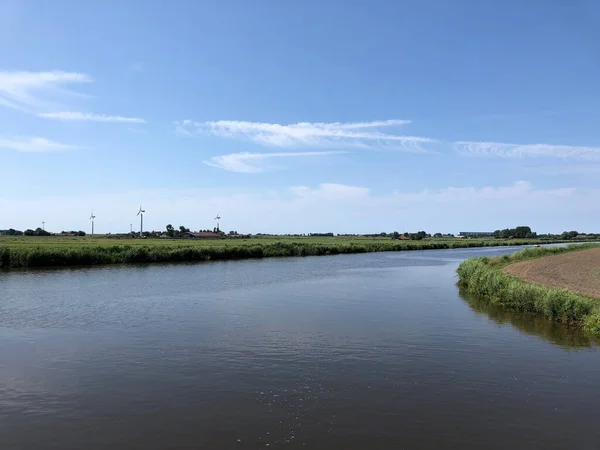 Kanał Friesland Holandia — Zdjęcie stockowe