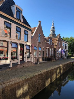 Bolsward, Friesland, Hollanda 'da mimarlık