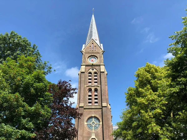 Kościół Katolicki Sint Vituskerk Blauwhuis Holandia — Zdjęcie stockowe