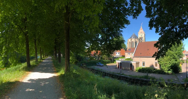 Chemin Autour Vieille Ville Bolsward Frise Pays Bas — Photo