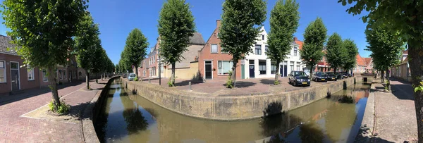 Canal Franeker Frisia Paesi Bassi — Foto Stock