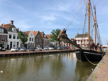 Harlingen 'deki Kuzey Liman Kanalı, Friesland Hollanda