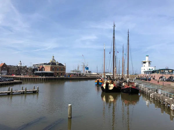 Nuevo Puerto Exterior Nieuwe Voorhaven Harlingen Frisia Países Bajos —  Fotos de Stock