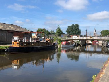 Heeg, Friesland, Hollanda 'daki Kanal