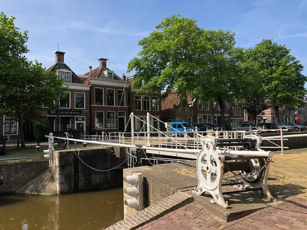 Canal Lock Harlingen Friesland Netherlands — Stock Photo, Image