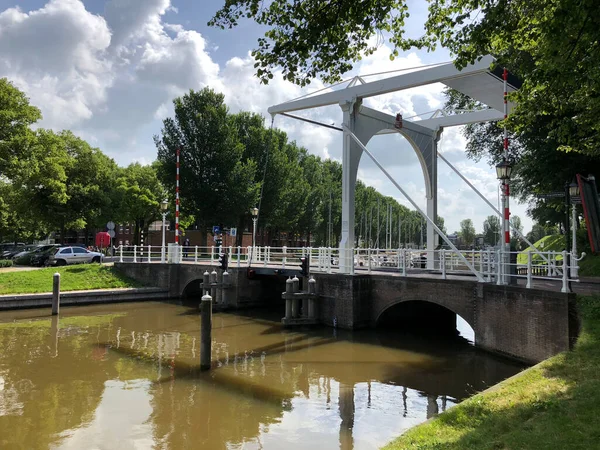 Pont Sur Noordergracht Harlingen Frise Pays Bas — Photo