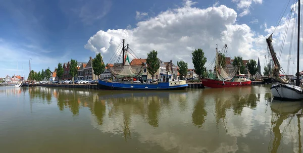 Harlingen Friesland Hollanda Daki Zuiderhaven Dan Panorama — Stok fotoğraf