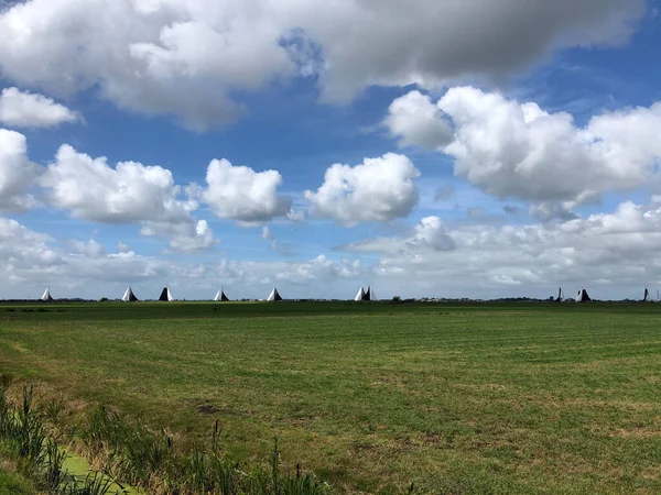 Skutsjesilen Frisia Países Bajos — Foto de Stock