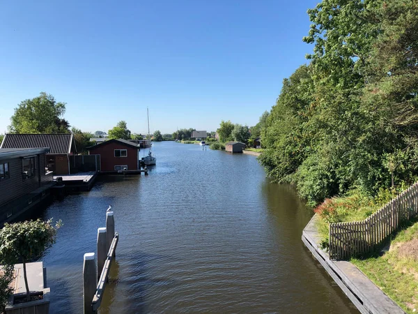 Canal Jirnsum Friesland Nizozemsko — Stock fotografie