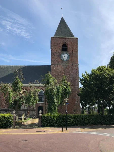 オランダ ビュイテンポストの改革派教会 Mariakerk — ストック写真